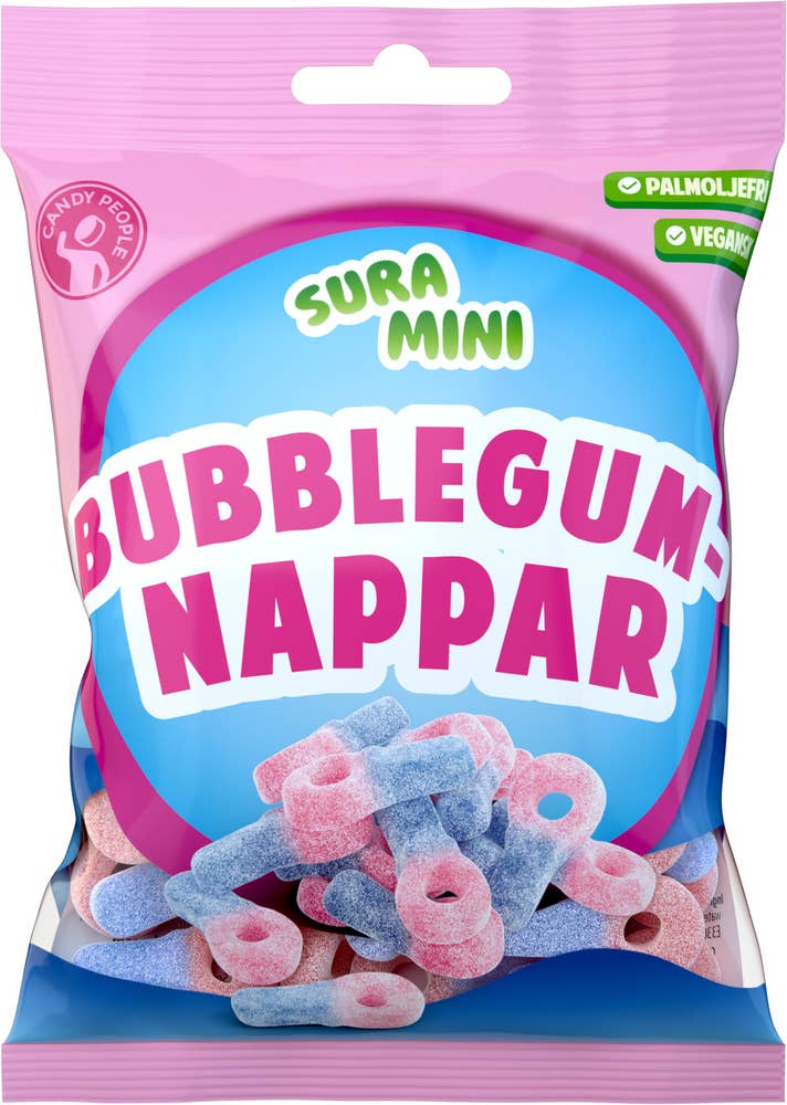 Candypeople Bubblegumnappar Sura Mini