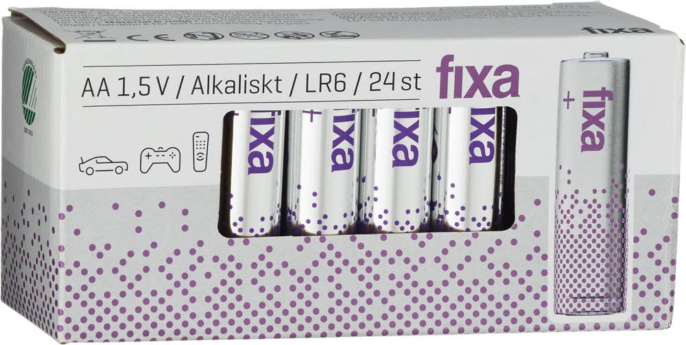 Fixa Batterier AA