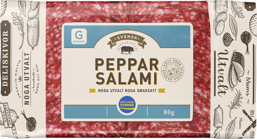 Garant Pepparsalami Skivad