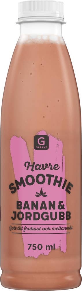 Garant Havresmoothie Jordgubb & Banan