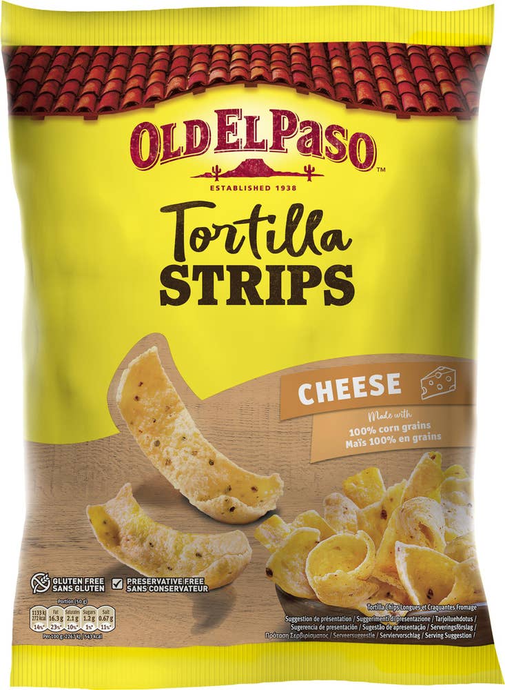Old El Paso Tortilla Strips Cheese Old El Paso