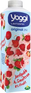 Yoggi® Yoghurt Laktosfri 2,1% Jordgubb & Smultron