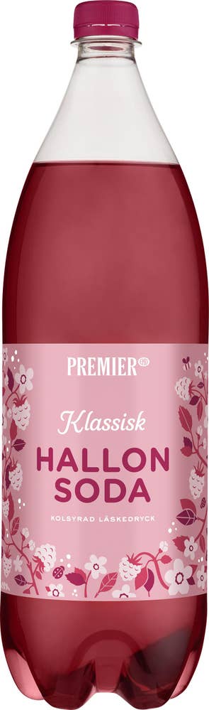 Premier Hallonsoda 150cl Premier
