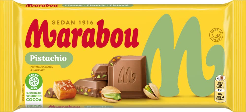 Marabou Chokladkaka Pistachio