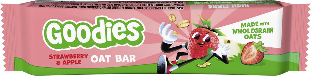 GOODIES Havrebar Jordgubb & Äpple 3År
