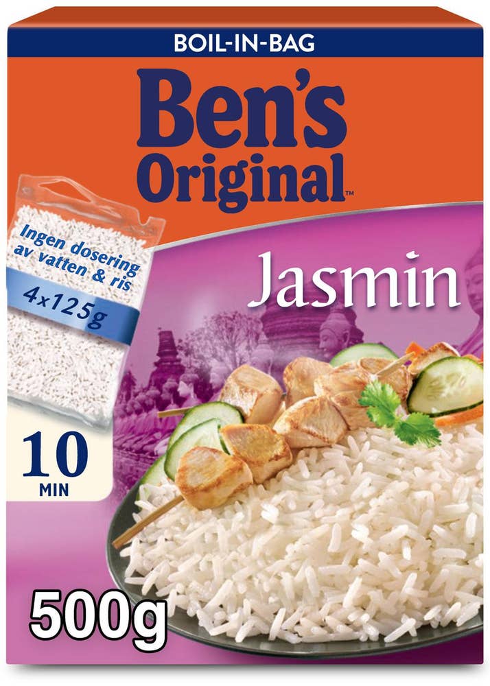 Ben's Original Jasminris Boil-in-Bag 4x125g