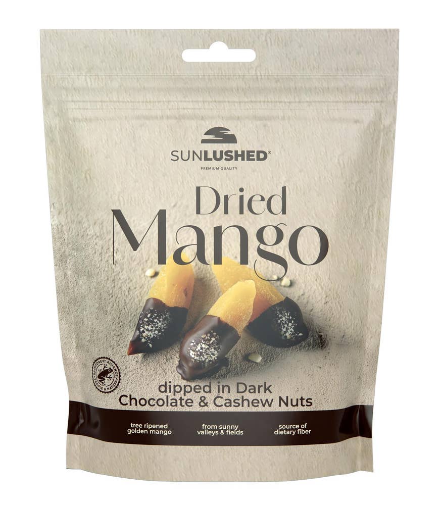 SUNLUSHED Torkad Mango med Mörk Choklad & Cashewnötter