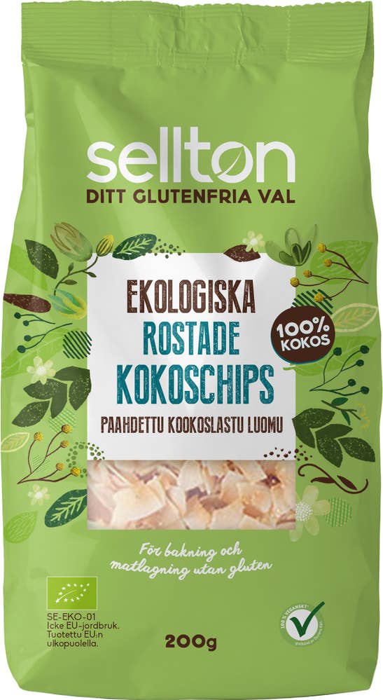 Sellton Kokoschips Rostade EKO Sellton