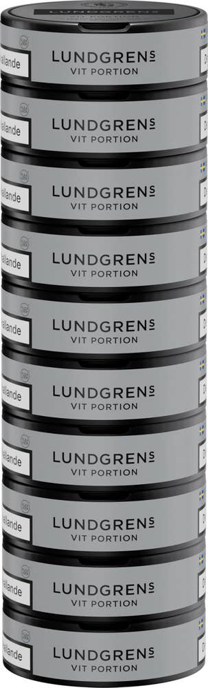 Lundgrens Vit Portion Stock