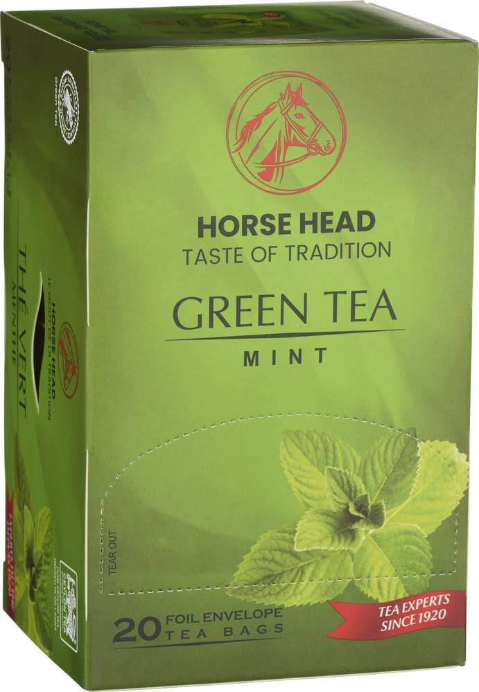 Horse Head Grönt Te Mynta