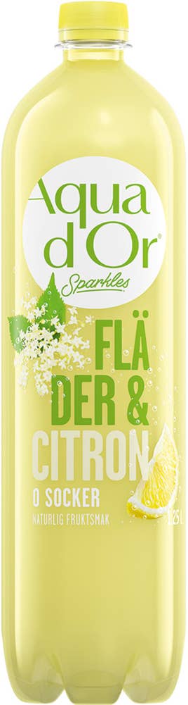 Aqua d'Or Mineralvatten Fläder & Citron Sockerfri