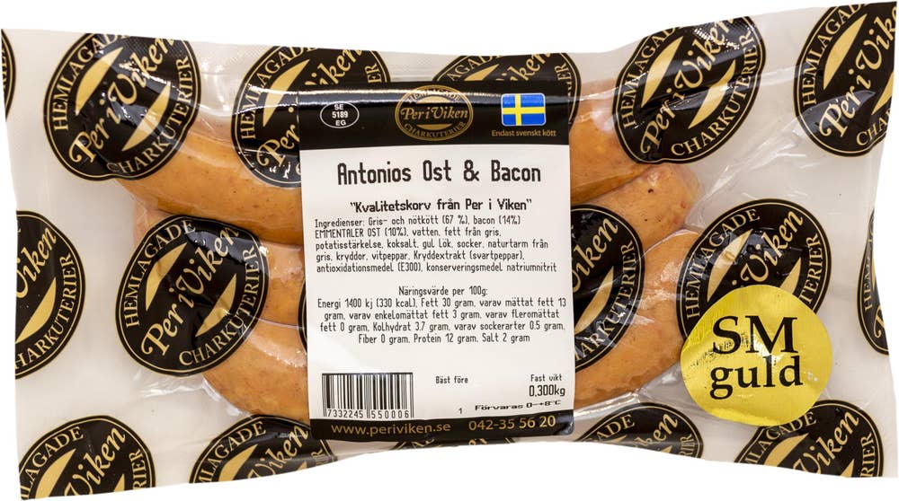 Per i Viken Korv Antonios Ost & Bacon