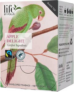 Life by Follis Svart Te Apple Delight Fairtrade