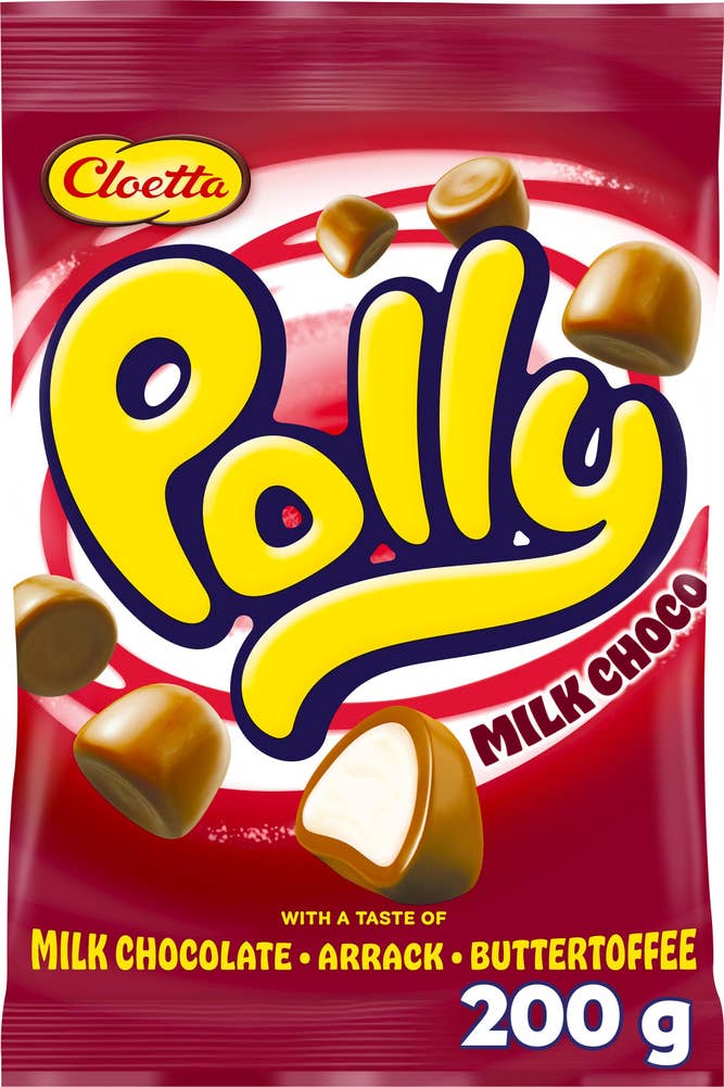 Polly Mjölkchoklad Röd