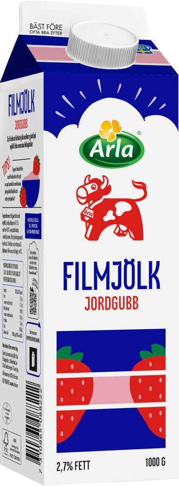 Arla Ko® Filmjölk Jordgubb 2,7%