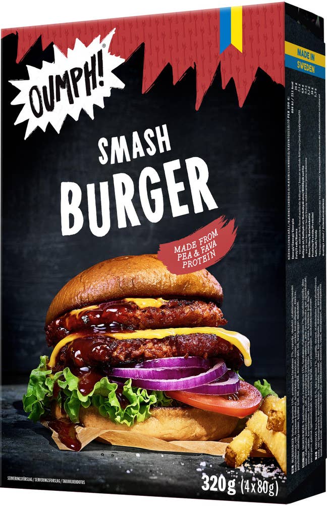 Oumph! Smashed Burger Fryst 4x80g