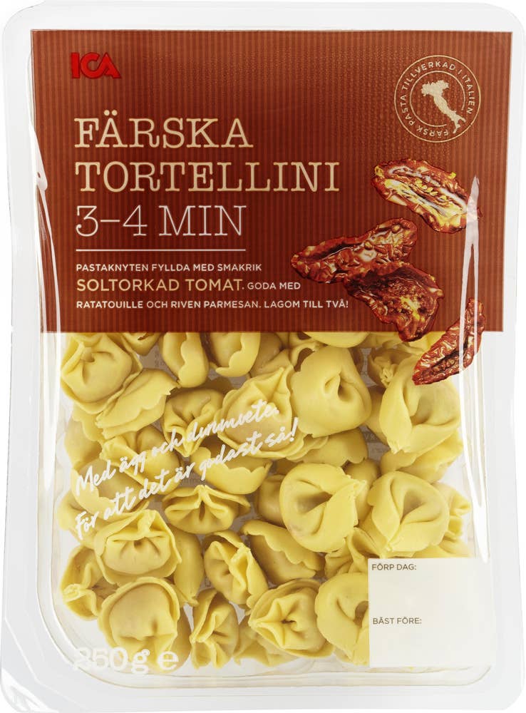Ej sorterad Tortellini Tomat/Oliv Ica