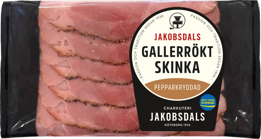 Jakobsdals Gallerrökt Skinka Pepparkryddad