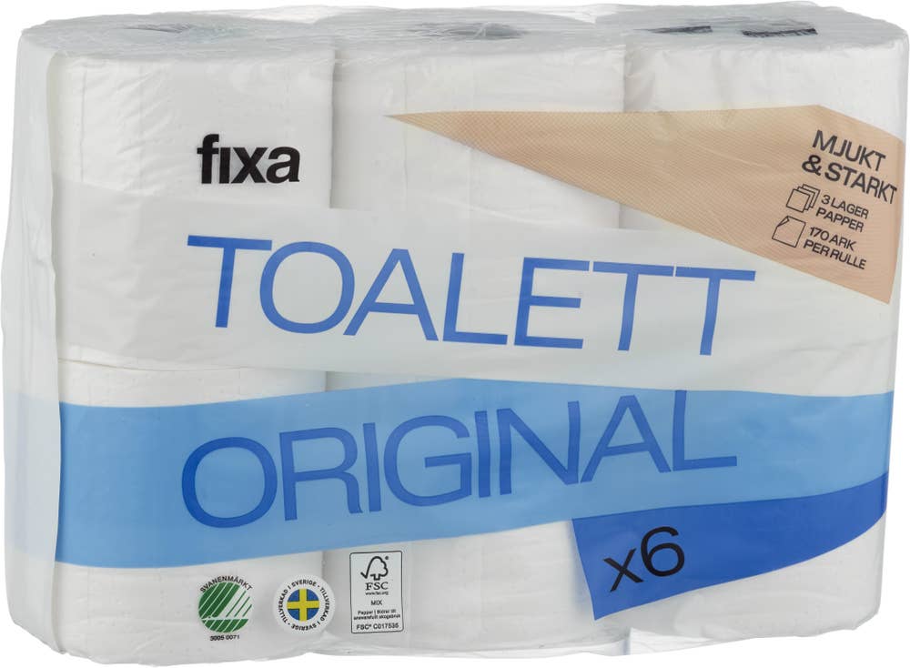 Fixa Toalettpapper Mjukt & Starkt
