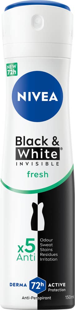 NIVEA Deo Spray Black & White Fresh 72h