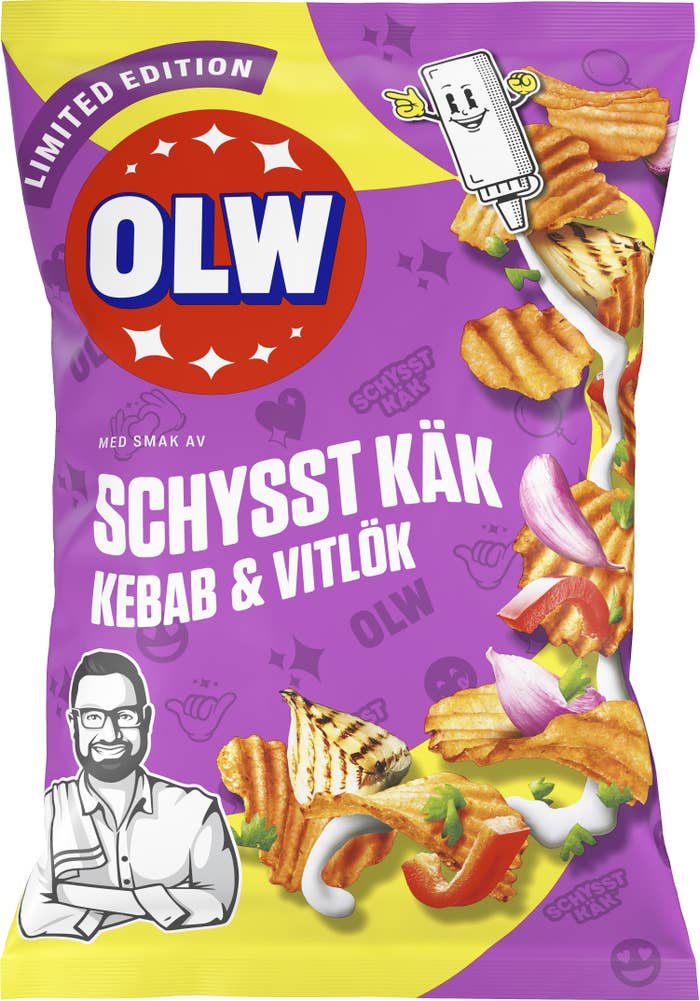 OLW Chips Kebab Vitlök