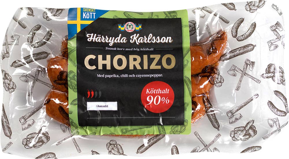 Härryda Karlsson Chorizo 210g Härryda Karlsson