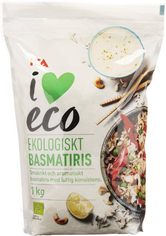 Ej sorterad Basmatiris Ica Eco