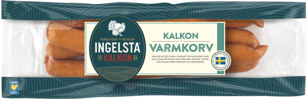 Ingelsta Kalkon Varmkorv Kalkon Ingelsta Kalkon