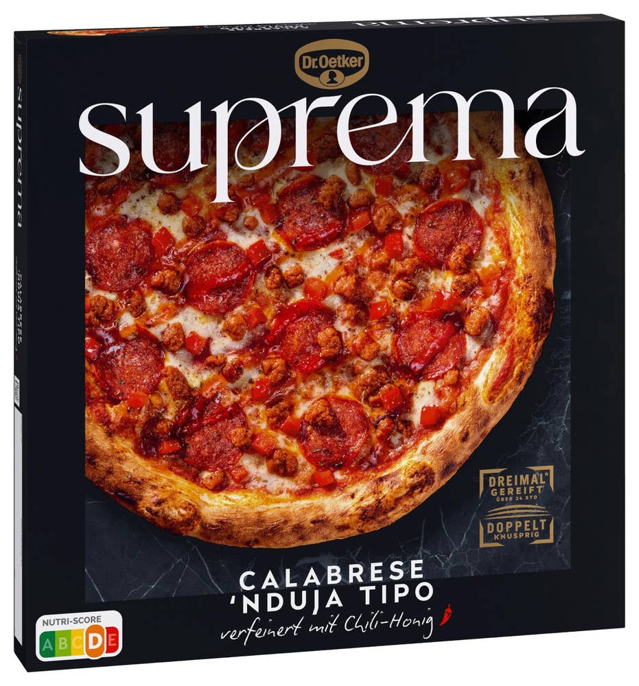 Dr. Oetker Pizza Suprema Calabrese Nduja Fryst