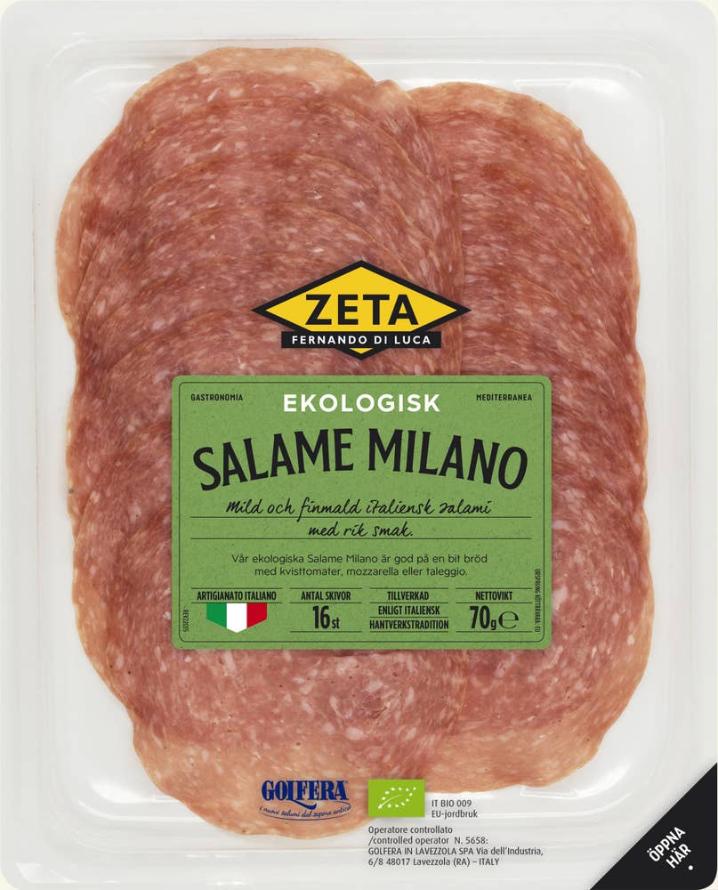 Salame Milano Skivad EKO
