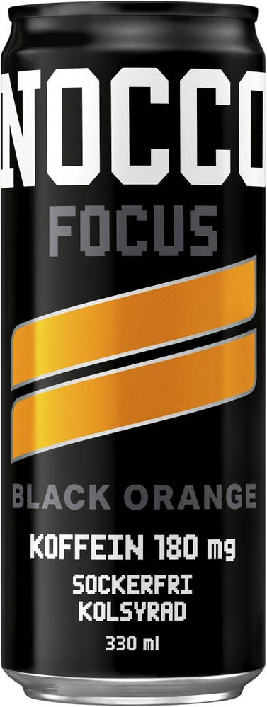 Nocco Energidryck Focus Black Orange 330ml Nocco