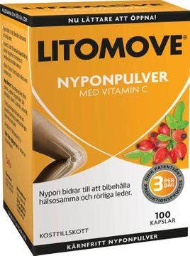 Litomove Nyponpulver 100 st kapslar