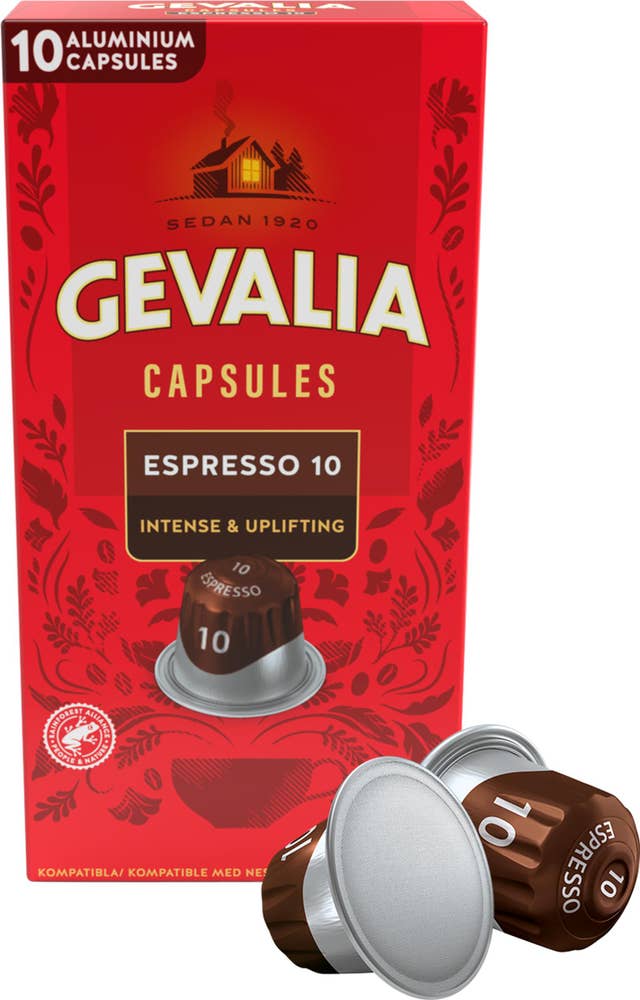 Gevalia Espresso 10 Kaffekapslar