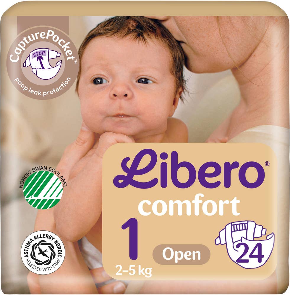 Libero Blöja Comfort (1) 2-5kg