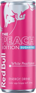 Red Bull Energidryck White Peach Sockerfri