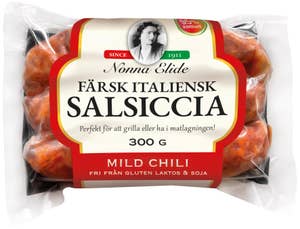 Nonna Elide Färsk Salsiccia Piri Piri Kötthalt 95%