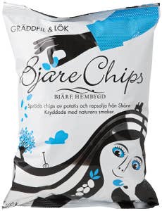 Bjäre Chips Chips Gräddfil & Lök