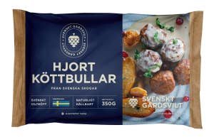 Svenskt Gårdsvilt Hjortköttbullar Fryst