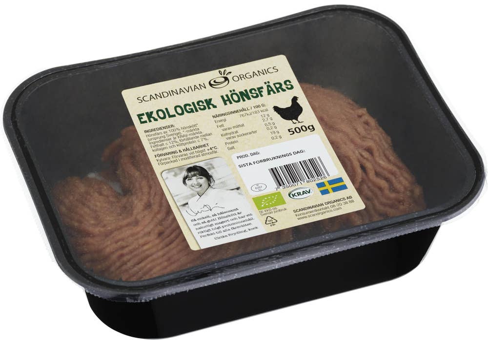 Scandinavian organics Hönsfärs EKO/KRAV Scandinavian Organics