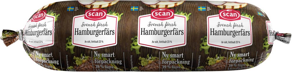 Scan Hamburgerfärs 1,5kg