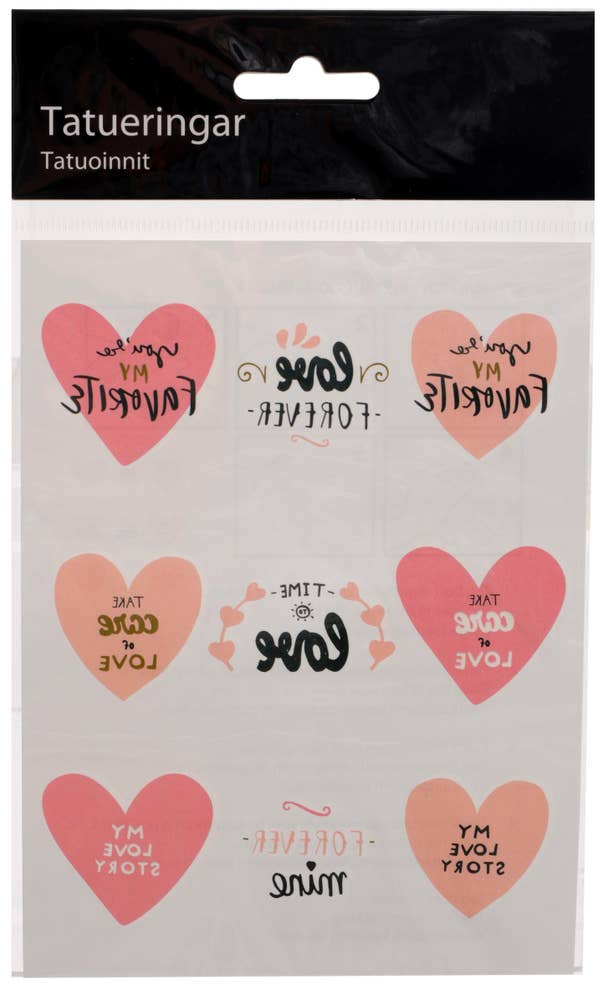 Hedlundgruppen Tatueringar Hjärtan & Text