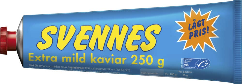 Svennes Kaviar Mildrökt MSC