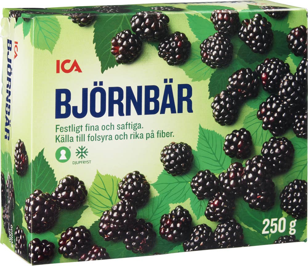 Ej sorterad Frysta Björnbär Ica