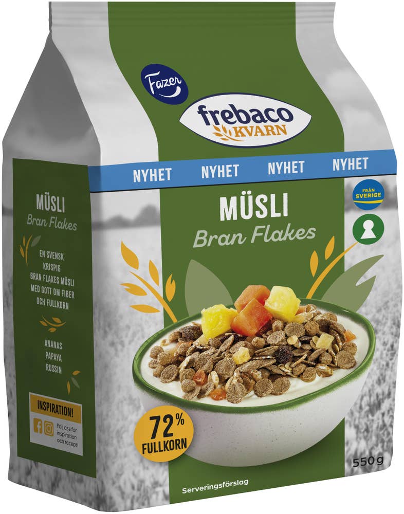 Frebaco Kvarn Müsli Branflakes