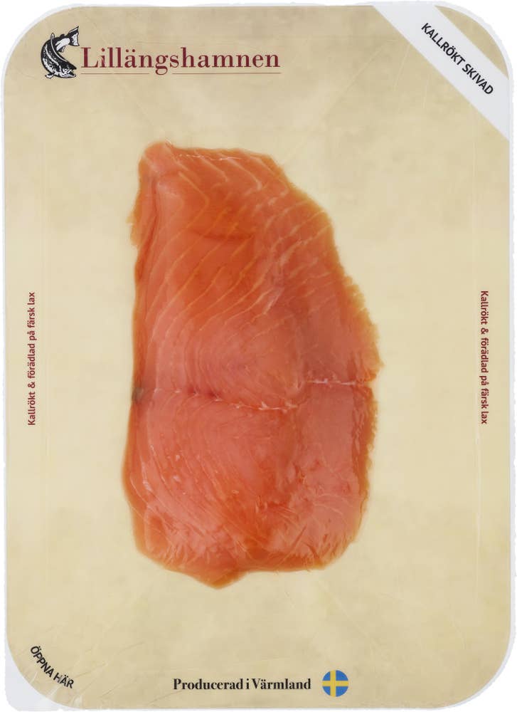 Lillängshamnen Lax Kallrökt Skivad