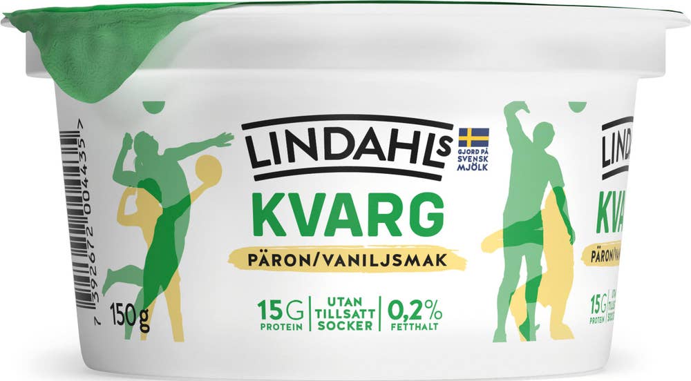 Lindahls Kvarg Päron & Vanilj 0,2% Lindahls