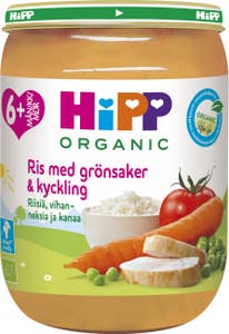Hipp Ris med Grönsaker & Kyckling 6M EKO