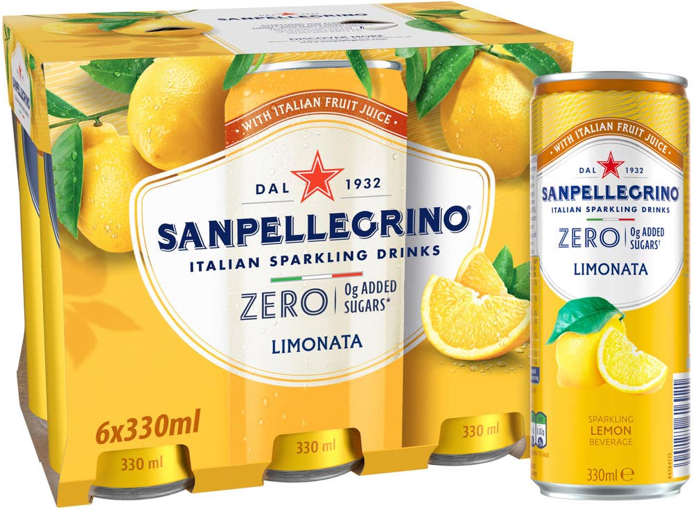 SanPellegrino San Pellegrino Limonata Zero 6x330ml