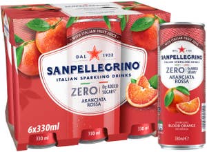 SanPellegrino San Pellegrino Aranciata Rossa Zero 6x330ml