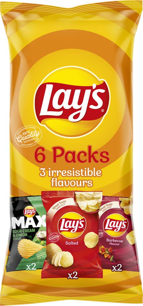 Lay's Chips Mixpåse 6-p Lay's